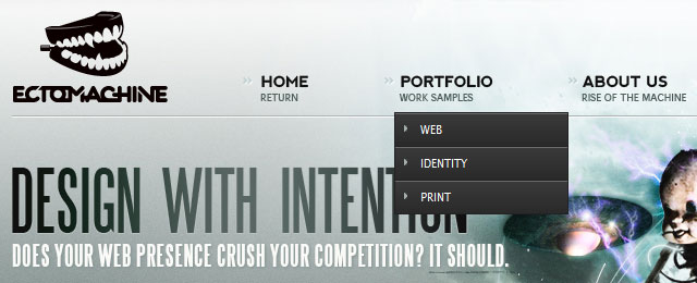 Ectomachine navigation design