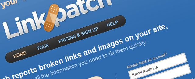 Clean, blue, compact webpage design