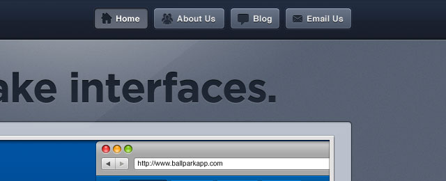 MetaLab header navigation design