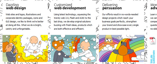 Orange Label header design