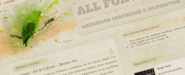 Beautiful, artistic website design