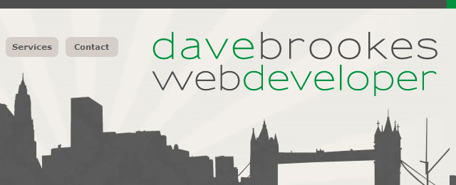 Clean portfolio design