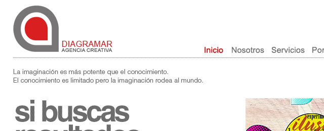 Minimalistic company website design