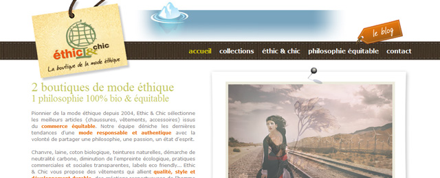 Clean, simple website design