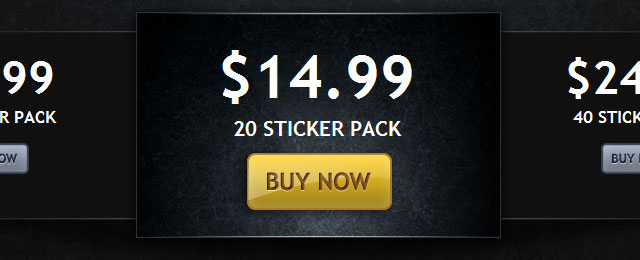 Dark gray and chrome slideshow header