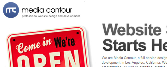 Clean, web 2.0 website design