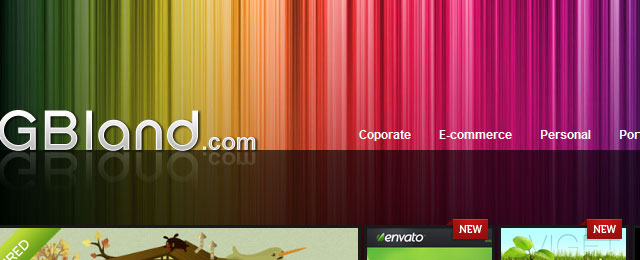 Colorful header design with polar aurora