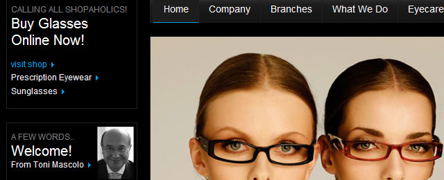 Black diamond website design