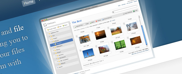 Beautiful blue, professional web 2.0, corporate design