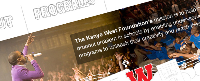 Redesigned Kanye West Foundation design