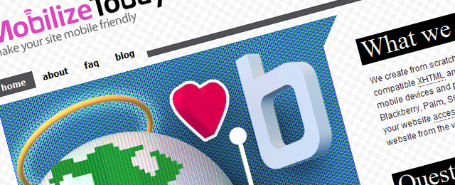 Simple yet clean corporate website design