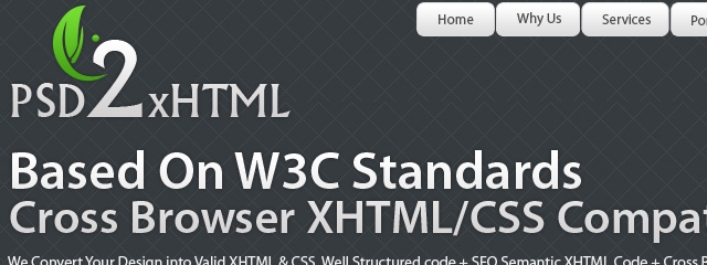 psd to xhtml