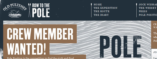 Row to the Pole design