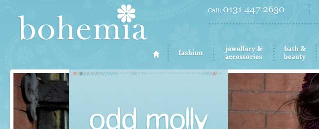 bohemia website design